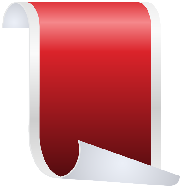 This png image - Vertical Banner Red PNG Clipart, is available for free download