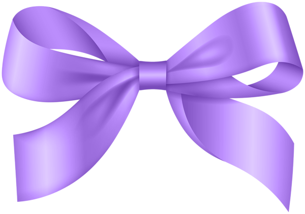 This png image - Violet Bow Decor Clipart, is available for free download
