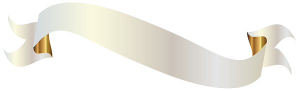 White Banner with Gold PNG Clipart Picture | Gallery ...