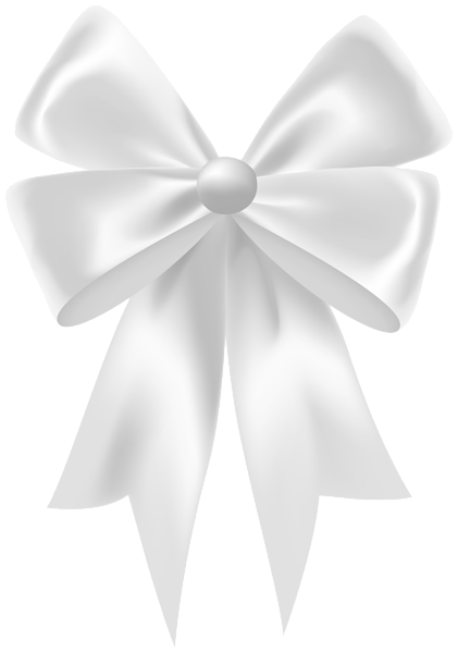 This png image - White Satin Bow Clip Art Image, is available for free download