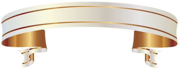 White and Gold Banner PNG Clipart Picture | Gallery Yopriceville - High