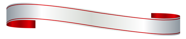 This png image - White and Red Banner PNG Clipart Picture, is available for free download