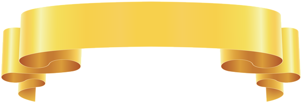 This png image - Yellow Banner Ribbon PNG Clip Art Image, is available for free download