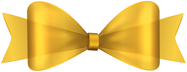 This png image - Yellow Bow Decor PNG Clipart, is available for free download