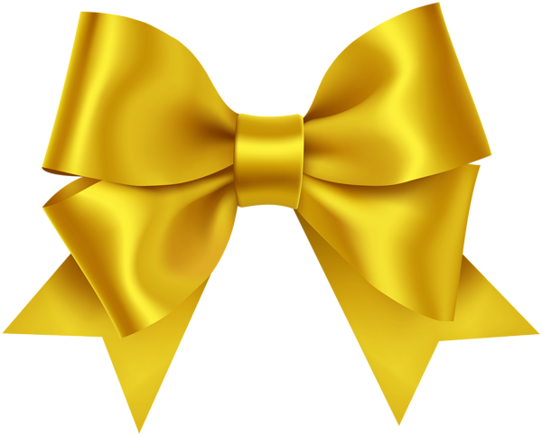 This png image - Yellow Bow PNG Image, is available for free download