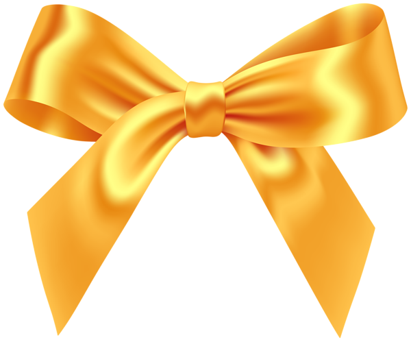 Yellow Bow Transparent PNG Clipart | Gallery Yopriceville - High ...