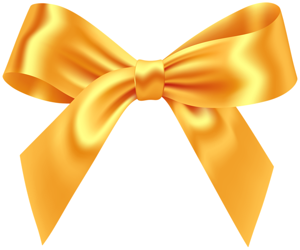 This png image - Yellow Bow Transparent PNG Clipart, is available for free download