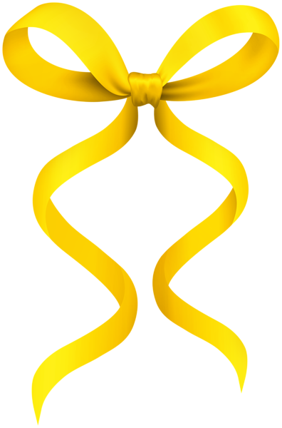 Yellow Bow Transparent PNG Clipart | Gallery Yopriceville - High