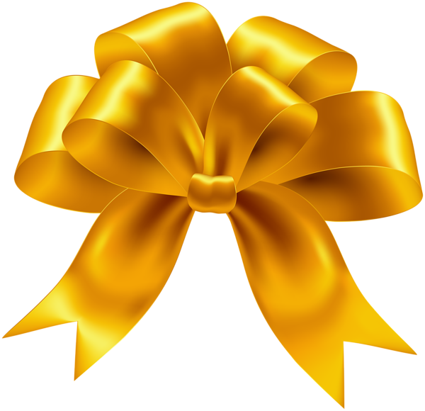 Yellow Bow Transparent PNG Image | Gallery Yopriceville - High-Quality ...