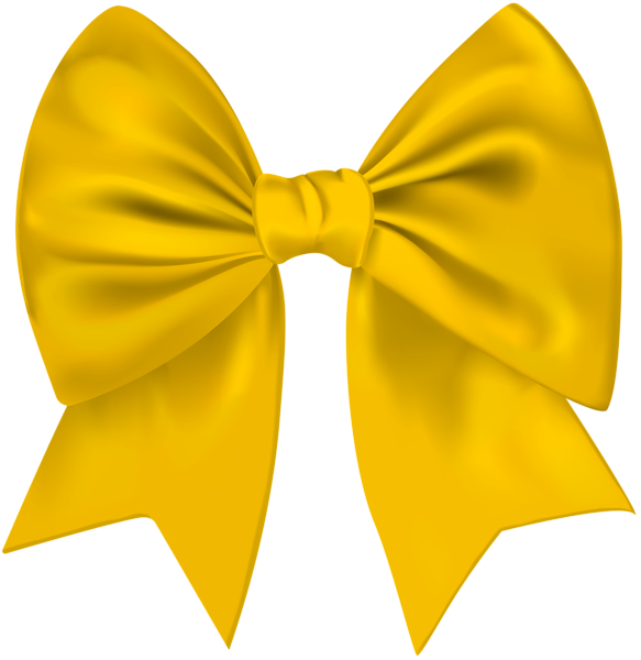 This png image - Yellow Bow Transparent PNG Image, is available for free download