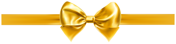 This png image - Yellow Bow with Ribbon PNG Clipart, is available for free download