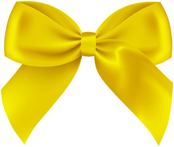 This png image - Yellow Cute Bow PNG Clipart, is available for free download