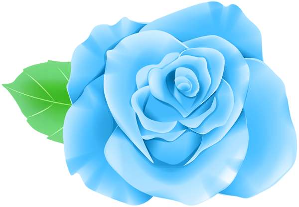 This png image - Blue Single Rose PNG Clip Art Image, is available for free download