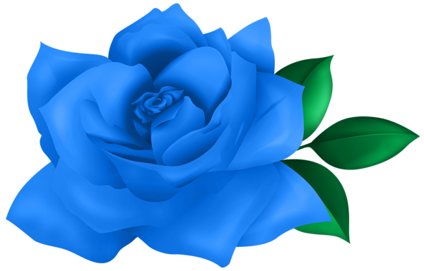 This png image - Cute Blue Rose PNG Transparent Clipart, is available for free download