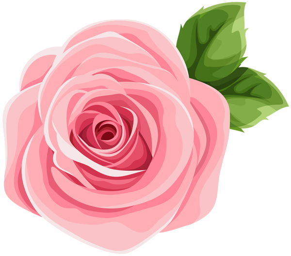 Deco Pink Rose PNG Clip Art Image | Gallery Yopriceville ...