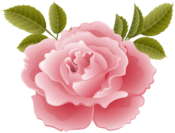 This png image - Deco Rose Transparent Clip Art Image, is available for free download