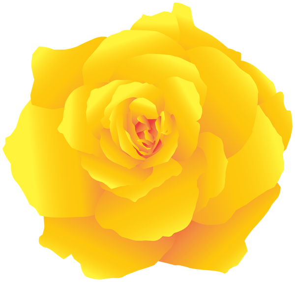 This png image - Deco Yellow Rose PNG Clipart, is available for free download