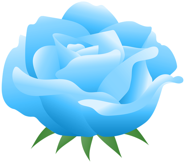 This png image - Decorative Blue Rose PNG Transparent Clipart, is available for free download