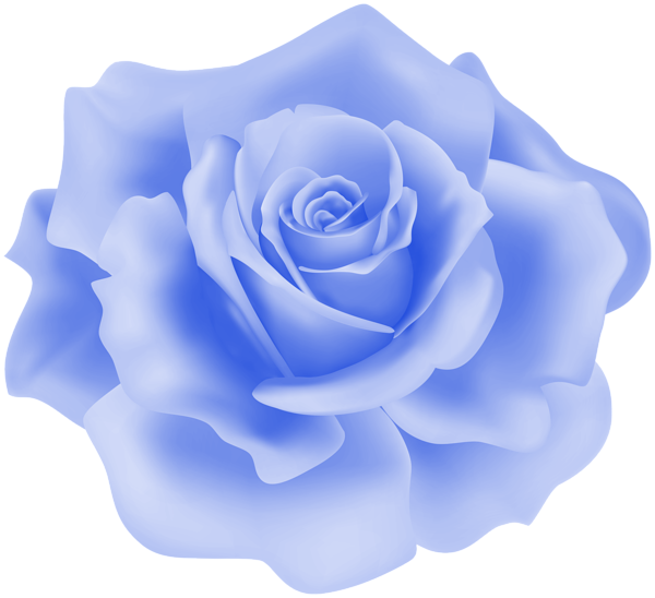 This png image - Delicate Blue Rose PNG Clipart, is available for free download