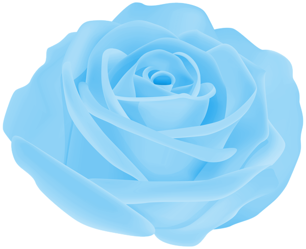 This png image - Pretty Blue Rose PNG Transparent Clipart, is available for free download