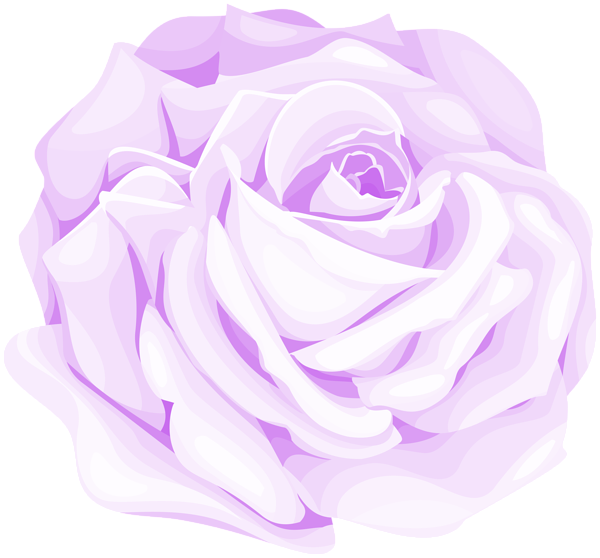 This png image - Purple Soft Art Rose PNG Clipart, is available for free download