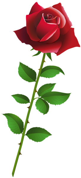 This png image - Red Rose Cartoon Style PNG Clipart, is available for free download