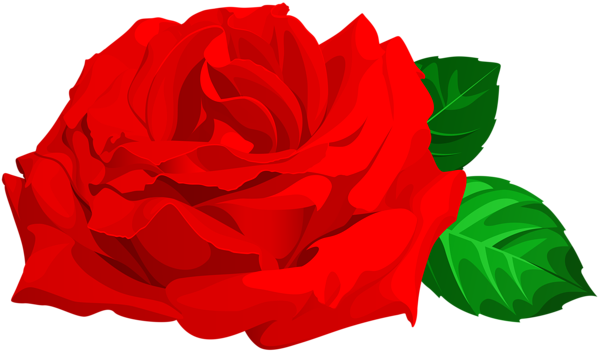 This png image - Red Rose with Leaves PNG Clipart, is available for free download