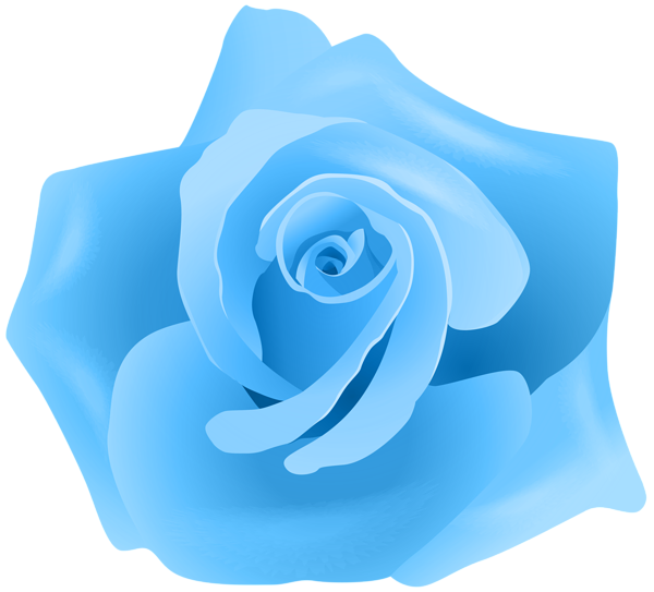This png image - Rose Blue Artistic PNG Transparent Clipart, is available for free download