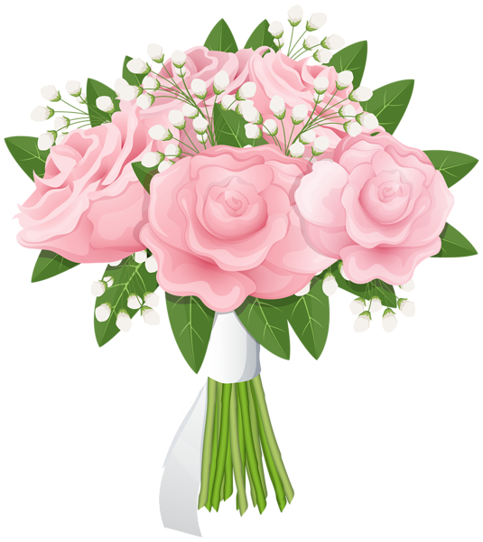 This png image - Rose Bouquet Free PNG Clip Art Image, is available for free download