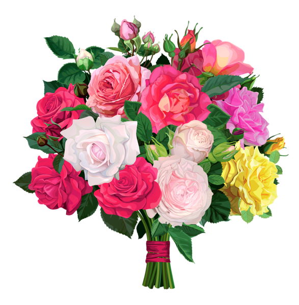 This png image - Rose Bouquet PNG Transparent Clipart, is available for free download