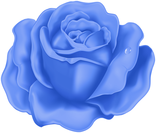 This png image - Rose PNG Blue Clipart, is available for free download