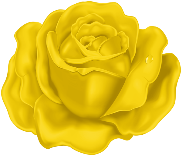 This png image - Rose PNG Yellow Clipart, is available for free download