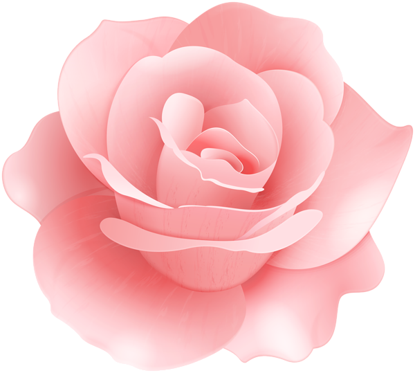 Soft Rose Flower Clip Art Image | Gallery Yopriceville - High-Quality ...