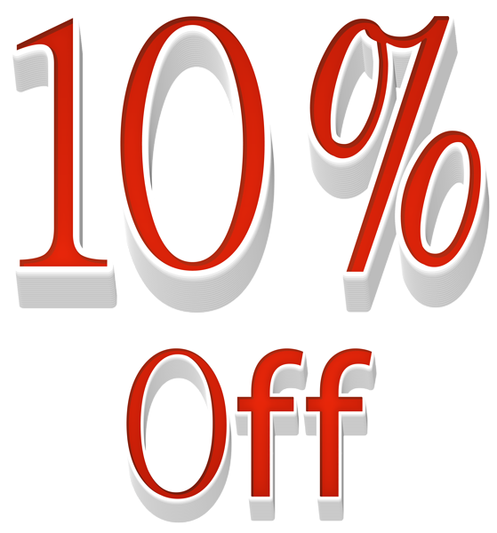 This png image - 10% Off Sale PNG Transparent Clipart, is available for free download