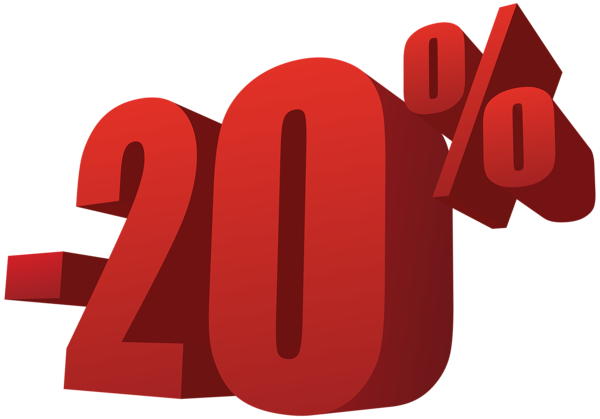 This png image - 20% Off Sale PNG Transparent Image, is available for free download