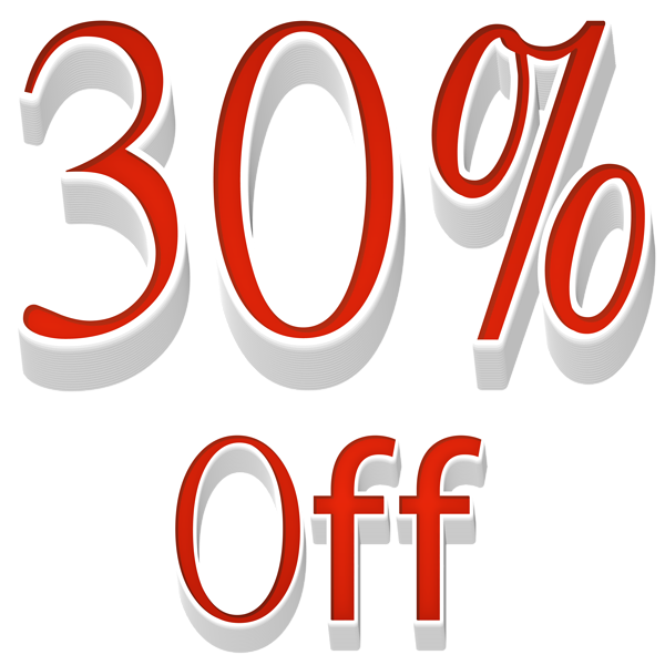 This png image - 30% Off Sale PNG Transparent Clipart, is available for free download