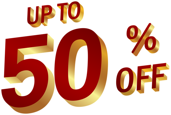 This png image - 50 Percent Discount Clip Art Image, is available for free download