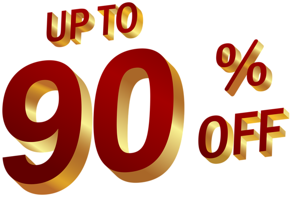This png image - 90 Percent Discount Clip Art Image, is available for free download
