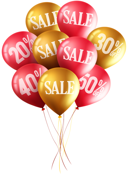 This png image - Advertising Sale Balloons PNG Clip Art Image, is available for free download