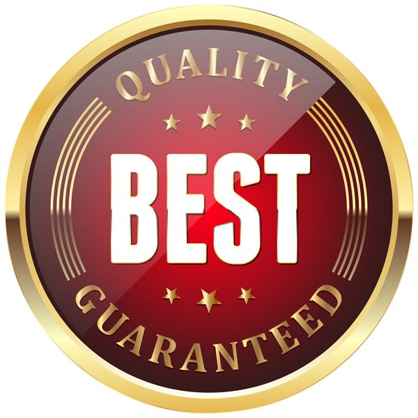 This png image - Best Quality Guaranteed Badge Transparent PNG Clip Art Image, is available for free download