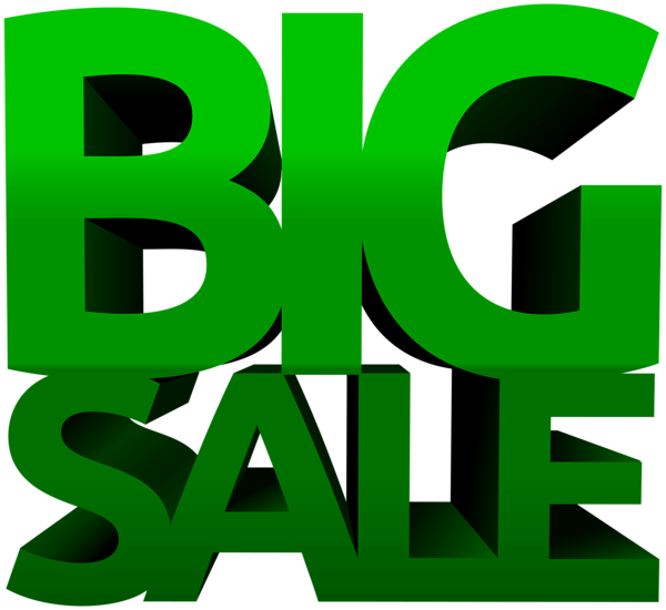 This png image - Big Sale Green PNG Clip Art Image, is available for free download