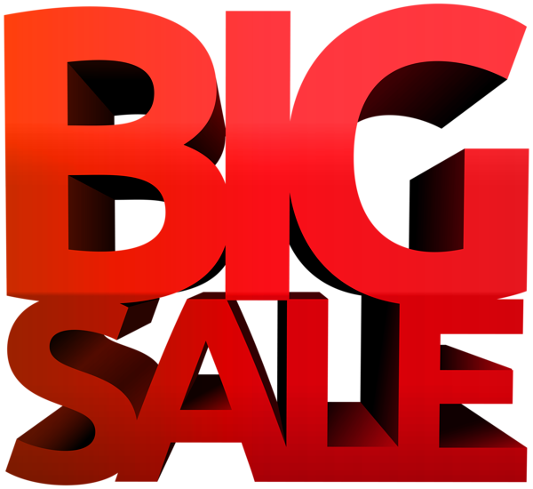 This png image - Big Sale Red PNG Clip Art Image, is available for free download