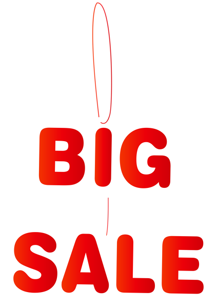 This png image - Big Sale Transparent PNG Clip Art Image, is available for free download