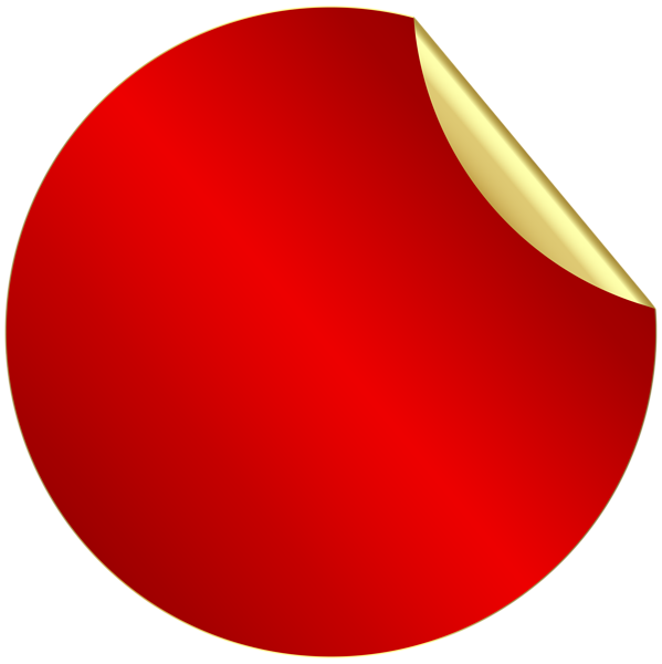 This png image - Empty Price Sticker Red PNG Clipart, is available for free download