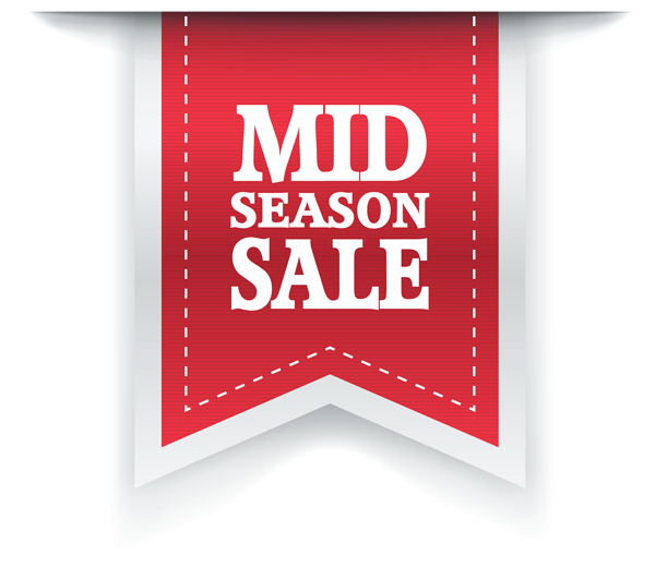This png image - Mid Season Sale Label PNG Clipart Picture, is available for free download