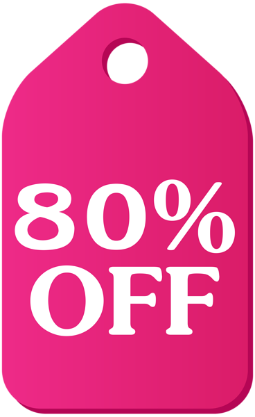 This png image - Pink Discount Tag PNG Clip Art Image, is available for free download