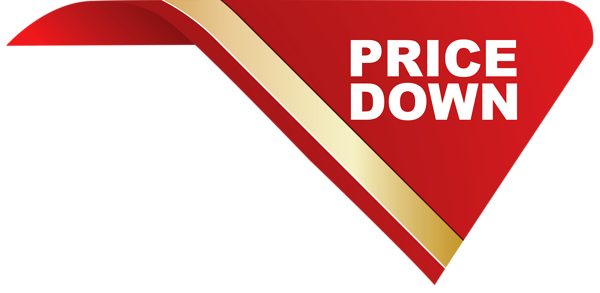 This png image - Price Down Corner Sticker PNG Clipart Image, is available for free download