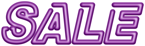 This png image - Purple Sale Neon Text PNG Clipart, is available for free download