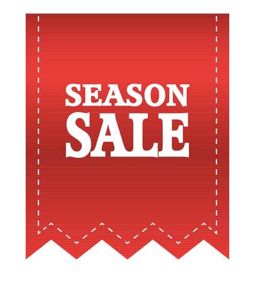 This png image - Red Season Sale Label PNG Clipart Image, is available for free download