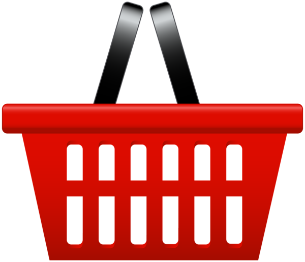 This png image - Red Shopping Basket PNG Clip Art, is available for free download
